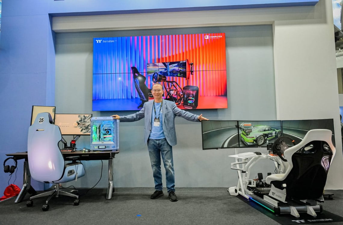 Thermaltake Sürükleyici ve Şık Beyaz Yarış Simülatörü Ekosistemini Tanıttı