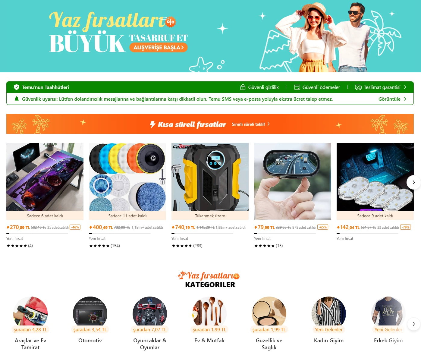 Temu’dan nasıl alışveriş