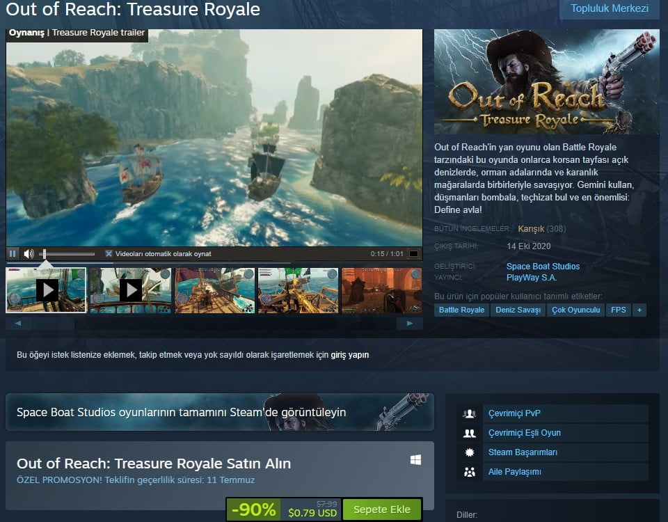 Out of Reach Treasure Royale