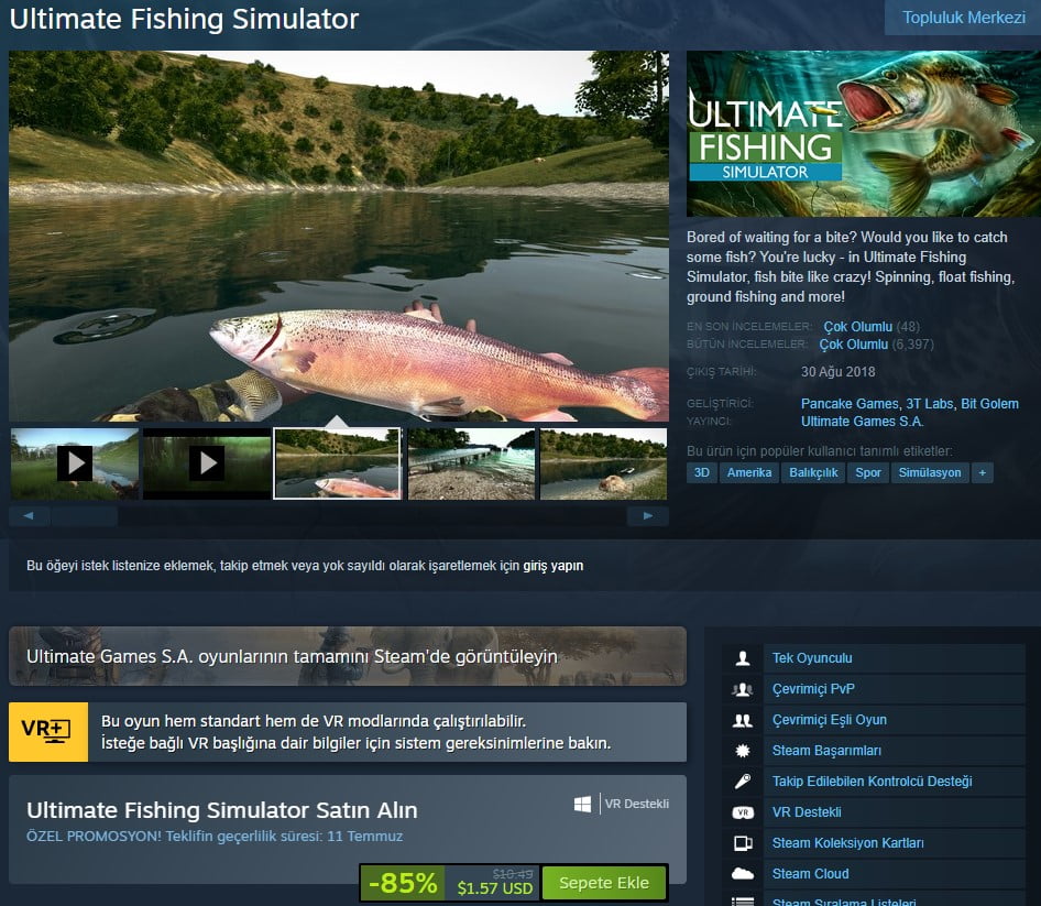 Ultimate Fishing Simulator