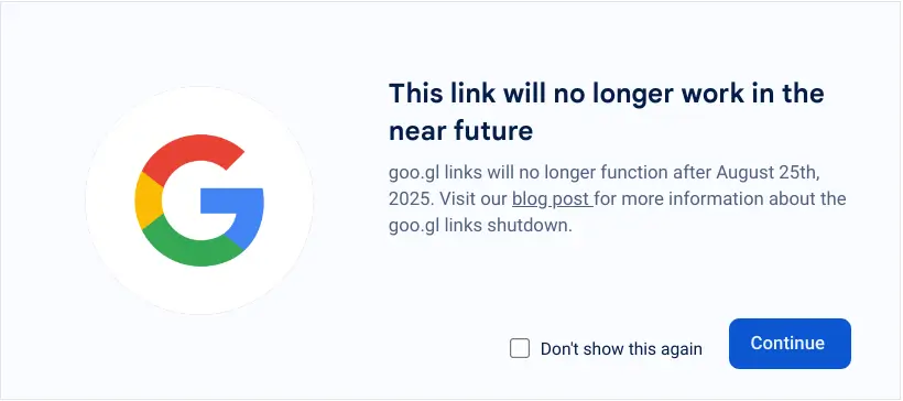 goo.gl Servisi Resmen Kapatıldı: Kısa Bağlantılar Artık Erişilemeyecek!