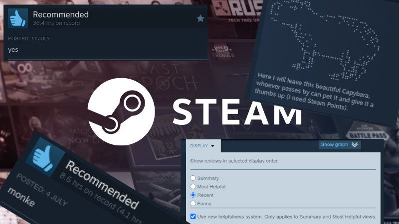 Steam yorum sistemi