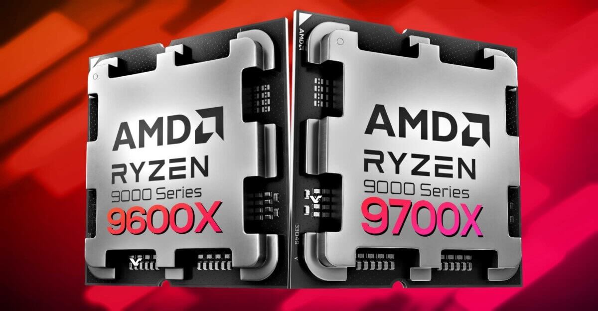 AMD Ryzen 9 9700X ve Ryzen 5 9600X 105W TDP ile Performans Testleri