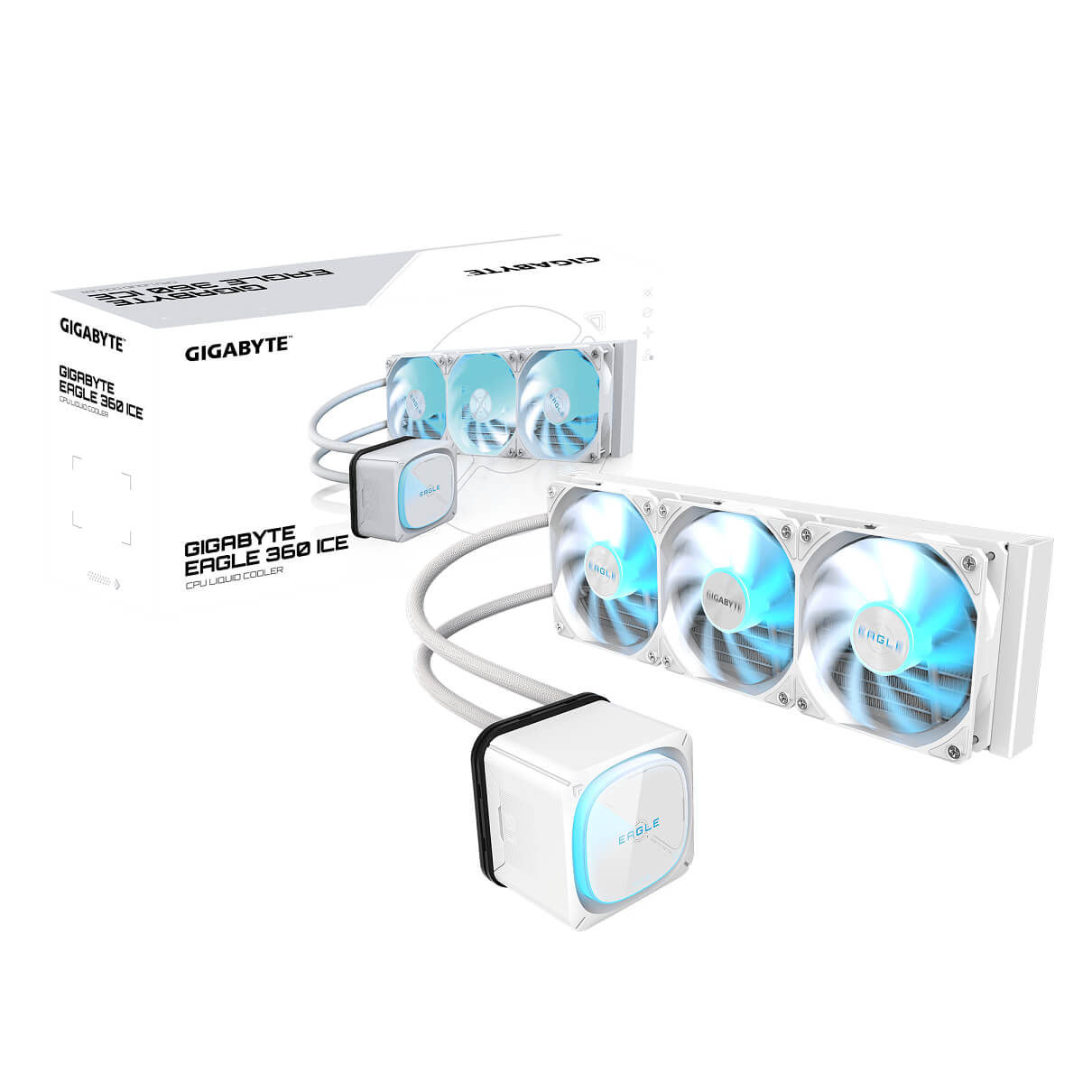 GIGABYTE EAGLE 360 ICE AIO Liquid Cooler GIGABYTE EAGLE 360 ICE AIO Liquid Cooler