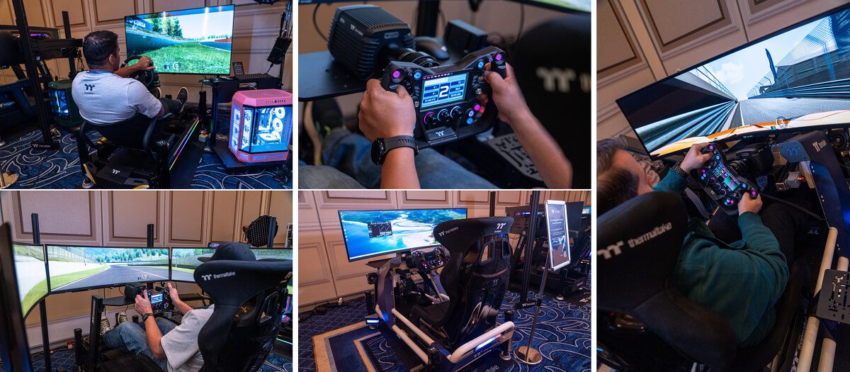 Thermaltake, CES 2026'da Simülasyon Yarış Konseptlerini Genişletiyor!