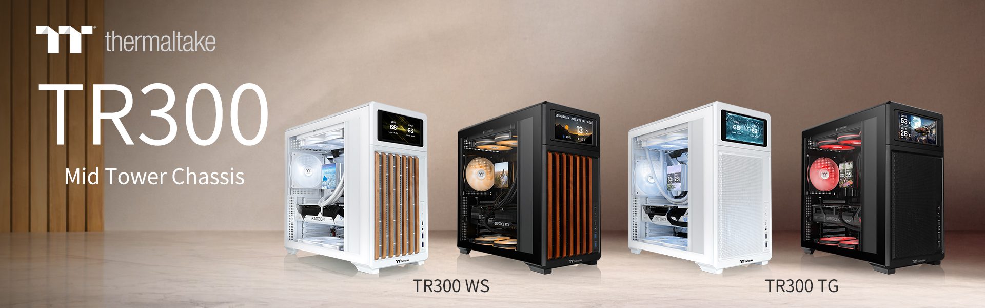 Thermaltake TR300 Serisini Duyurdu! Yeni Kompakt Kasa