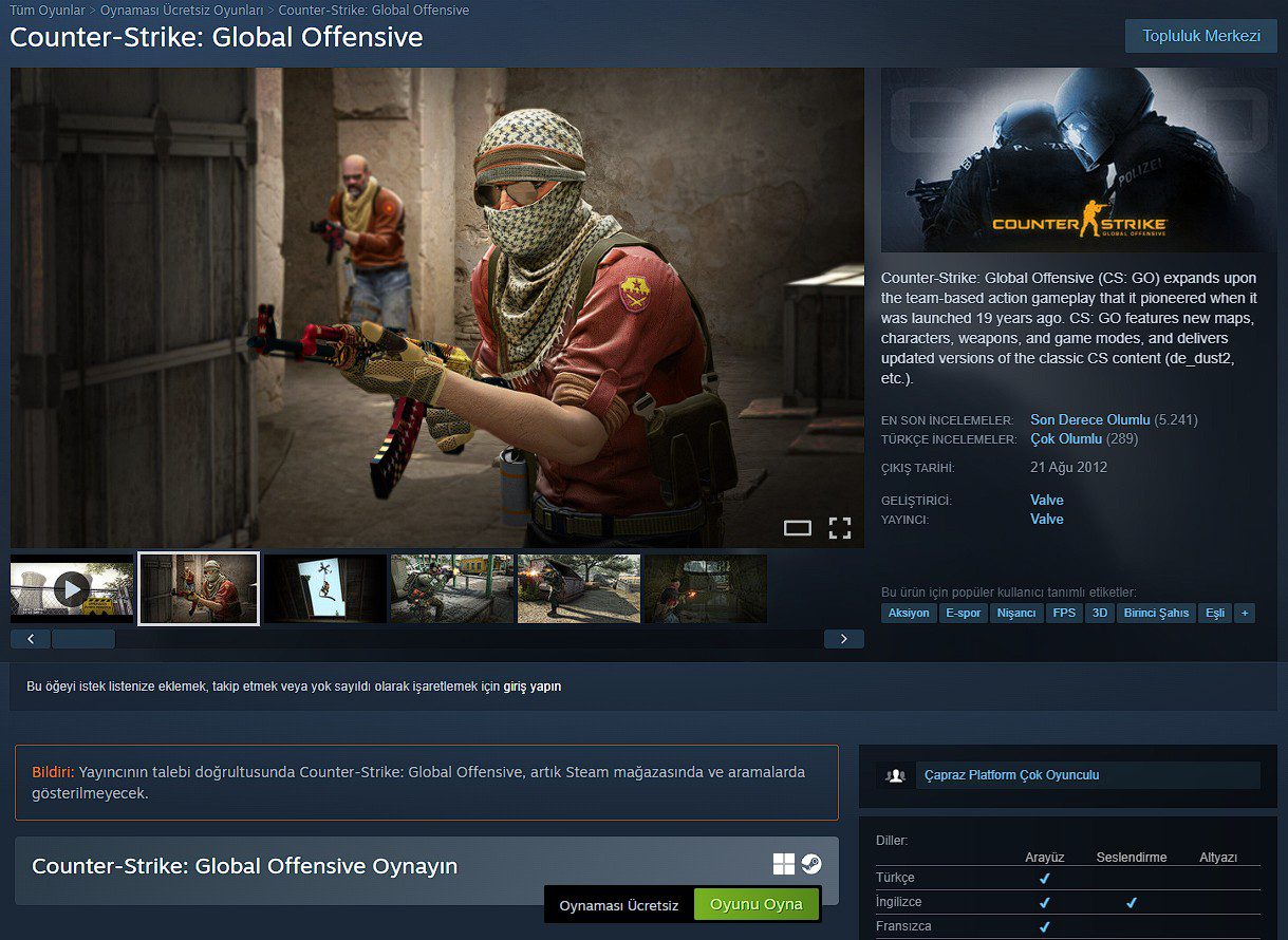CS GO Steam