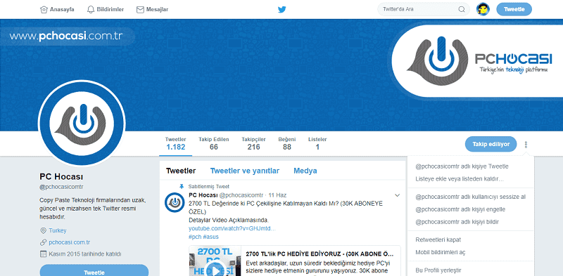 twitter tasarimini yeniledi - PC Hocası