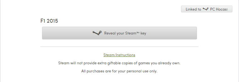 humble bundle f1 2015 004 - PC Hocası