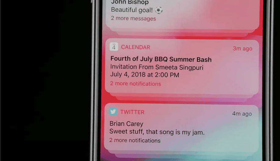ios 12 gruplandırılmış veriler - PC Hocası