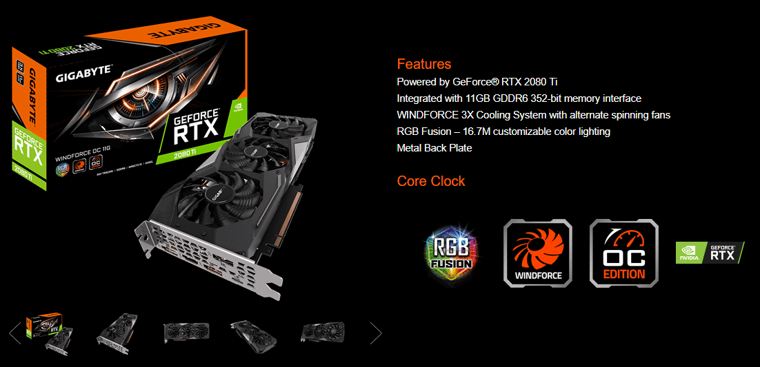 gigabyte rtx 2080 ti windforce oc ozellikler 002 - PC Hocası