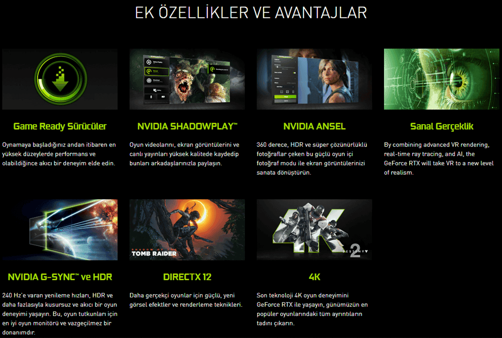 nvidia geforce 20 avantajlar - PC Hocası