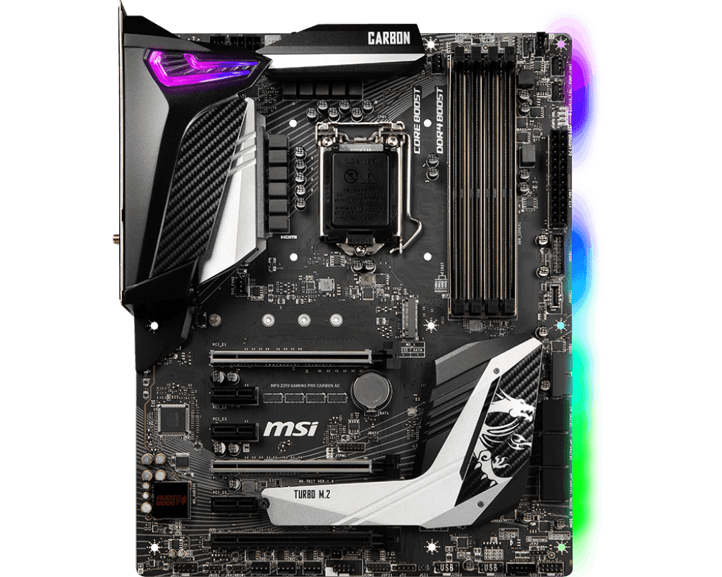 msi mpg z390 gaming pro carbon ac 002 - PC Hocası