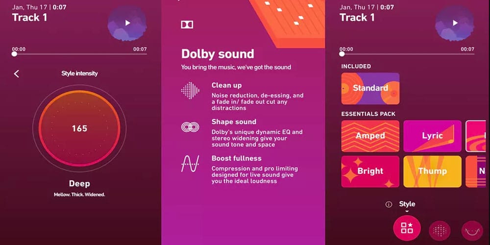 dolby den stüdyo kalitesinde ses kaydı yapan uygulama 1 - PC Hocası