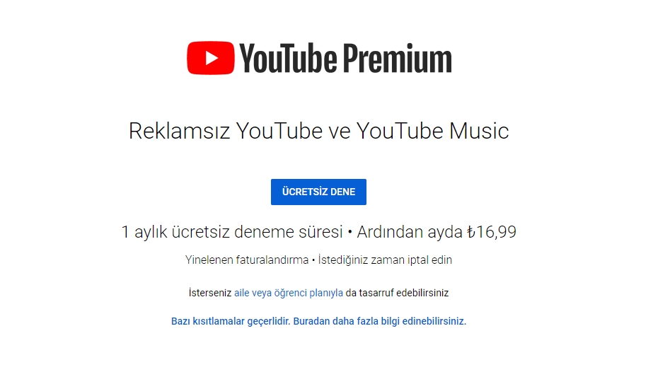 youtube premium - PC Hocası