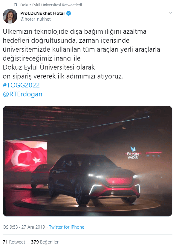 yerli otomobil izmir dokuz eylul - PC Hocası