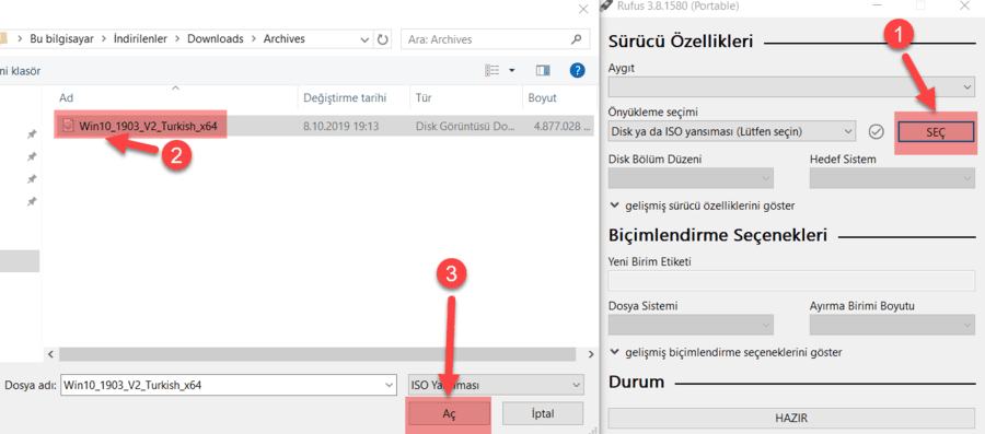 rufus 4 - PC Hocası