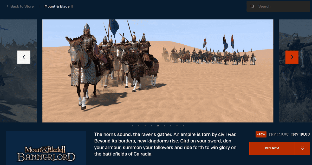 Mount & Blade II Bannerlord