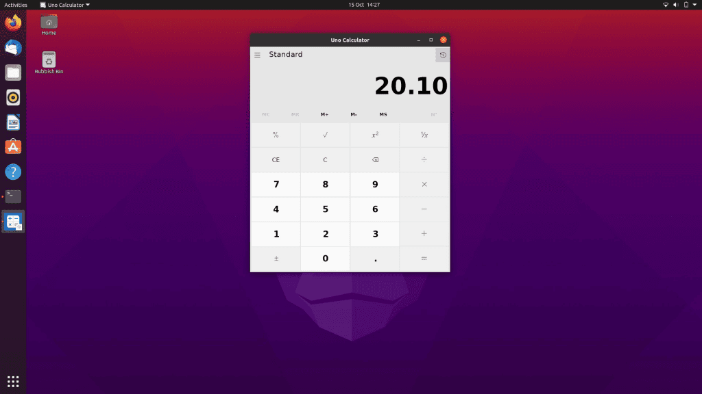 Windows 10'un 'Hesap Makinesi' Uygulaması Artık Linux'ta! windows calculator on ubuntu.jpg - PC Hocası