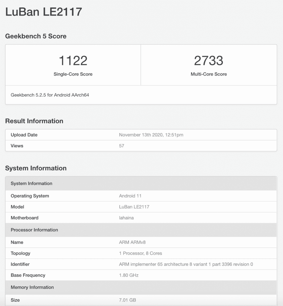 OnePlus 9 GeekBench Benchmark - PC Hocası