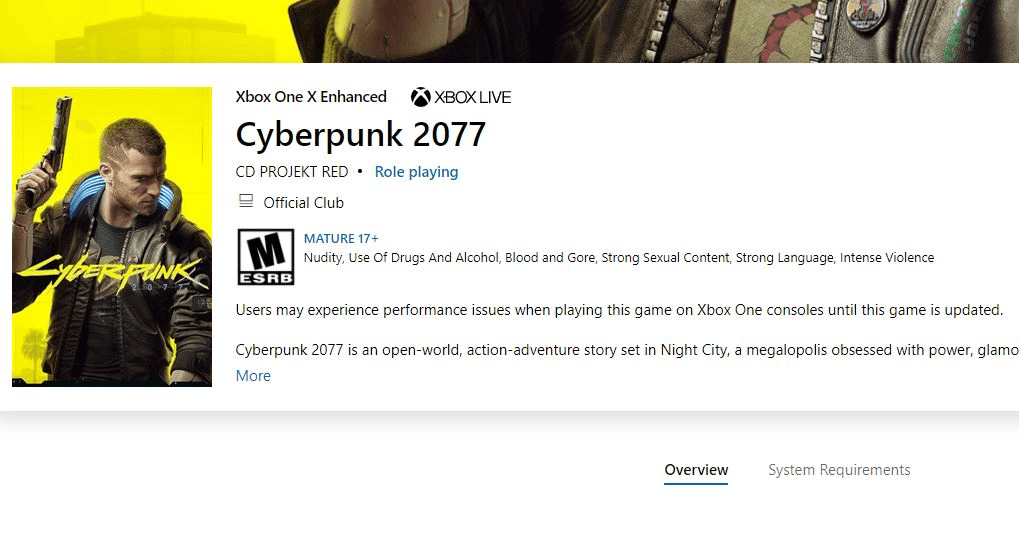 Microsoft, Cyberpunk 2077 Alımlarında Kullanıcılara Uyarı Sunuyor MSCyberpunkWarning - PC Hocası