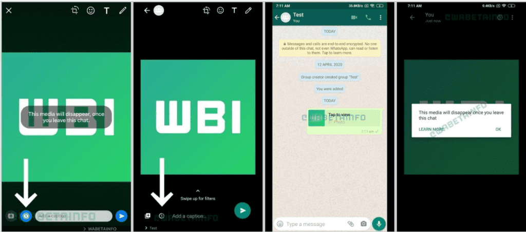 WhatsApp'a "Kendini İmha Eden Görsel" Özelliği Geliyor WhatsApp Disappearing images - PC Hocası