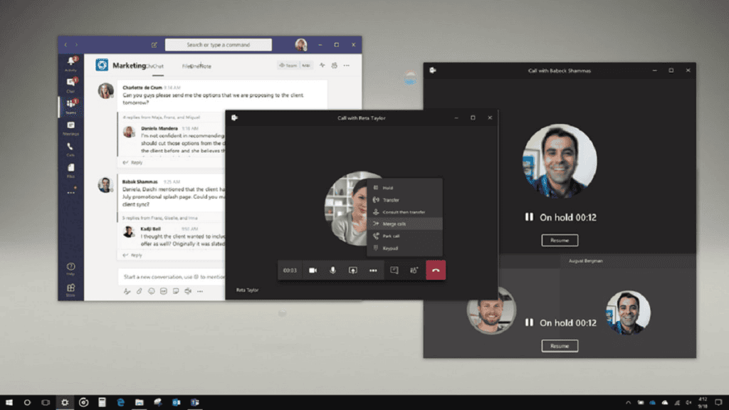 Microsoft Teams'e Çağrı Birleştirme Özelliği Geliyor merge calls ms teams - PC Hocası