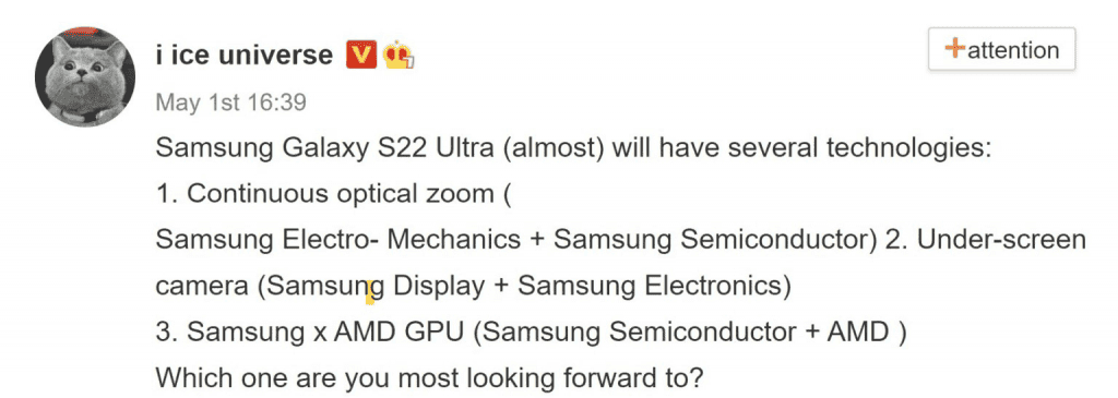 Samsung Galaxy S22, Yeni Teknolojilere Sahip Olacak! ice universe continuous zoom 1536x547 1 - PC Hocası