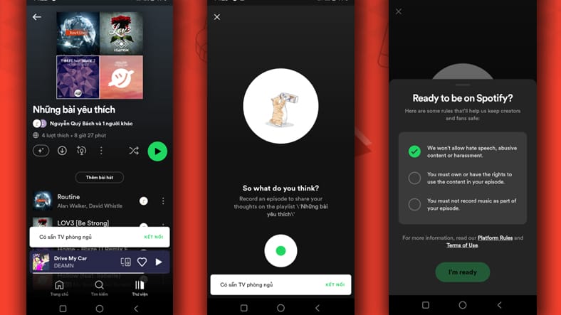 spotify playlist voice message - PC Hocası