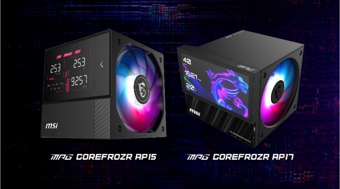 MSI'ın Yeni MPG COREFROZR AP15 ve AP17 Hava Soğutucuları