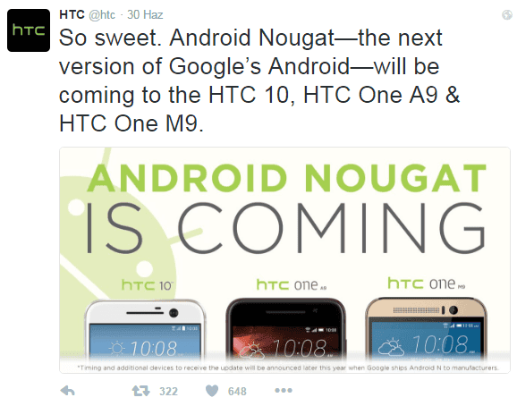 HTC-Nougat