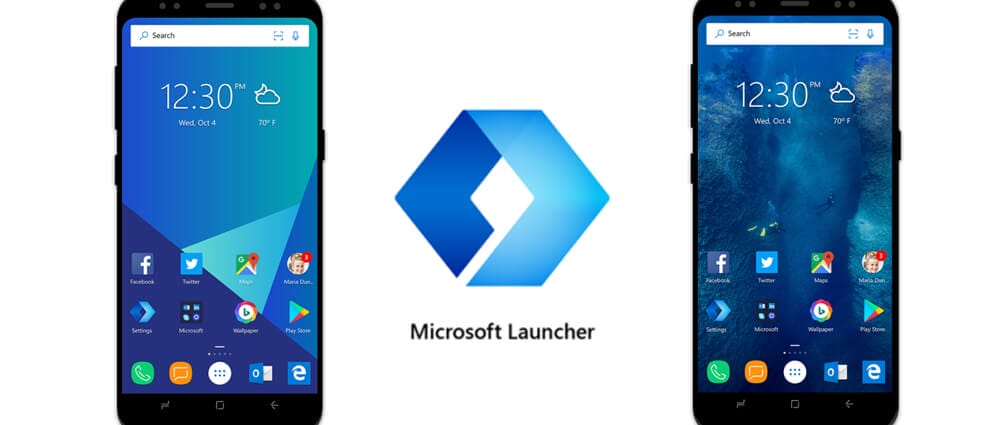 Microsoft launcher. Обои Microsoft лаунчер. Вид Microsoft Launcher.