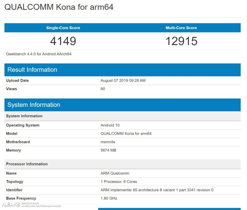 Snapdragon 865