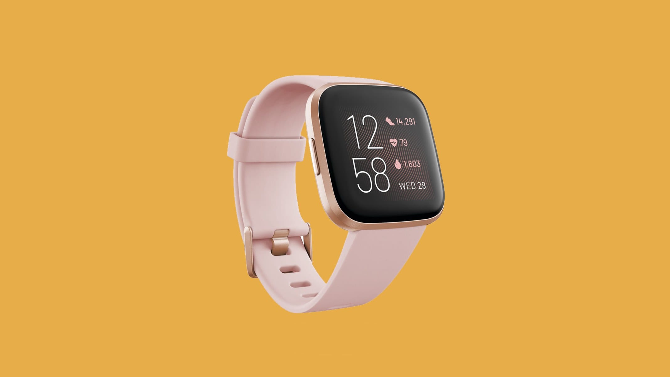 Gear Fitbit Versa 2 3QTR Core Petal Copper Rose Clock Default Shadow - PC Hocası