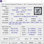 Intel i9 10900 CPU Z Goruntu 1