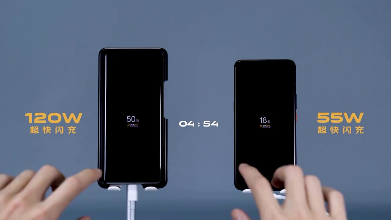 120W süper flaş şarj