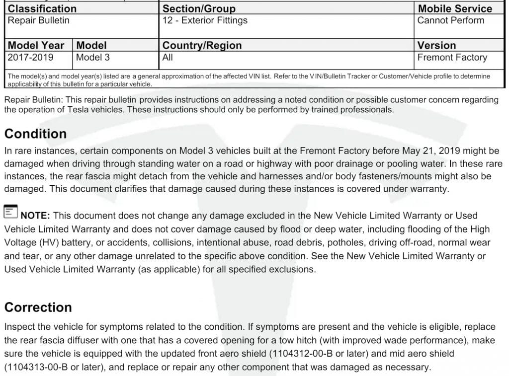 Tesla İtiraf Etti: Tesla Model 3'ün Tamponunun Düşmesi Bir Tasarım Hatası! tesla circular - PC Hocası