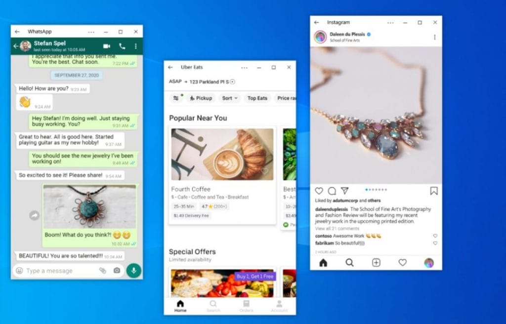 Artık Windows 10'da Birden Fazla Android 10 Uygulaması Çalıştırabileceksiniz Android streaming support - PC Hocası