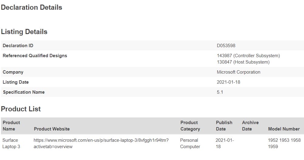 Microsoft Surface Laptop 4, Bluetooth Sertifikası Aldı! Surface Laptop 4 Bluetooth SIG - PC Hocası