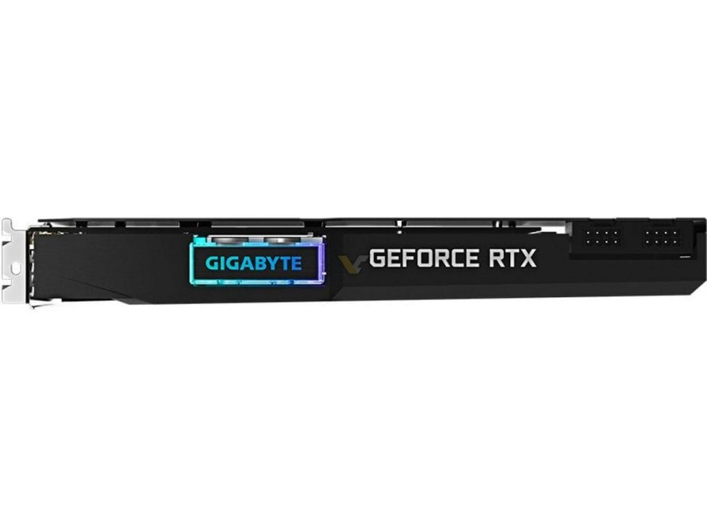 gigabyte rTX 3080 Gaming OC WaterForce WB ekran kartini tanitti 3