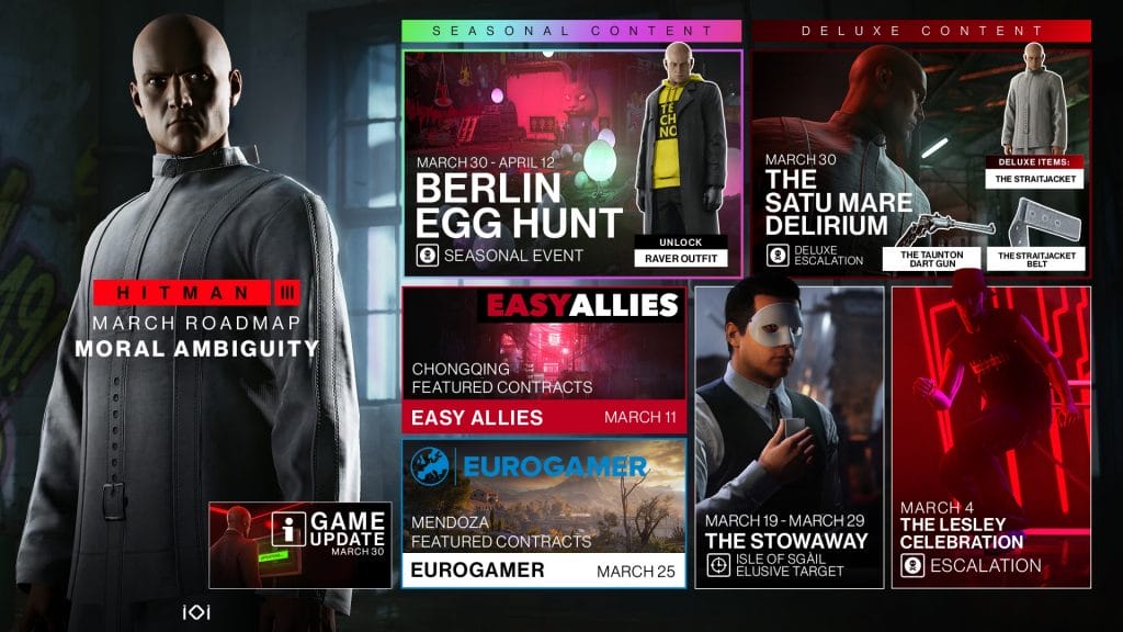 HITMAN3 March Roadmap - PC Hocası