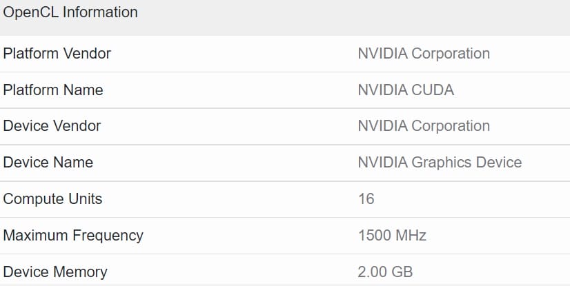 NVIDIA GeForce MX550