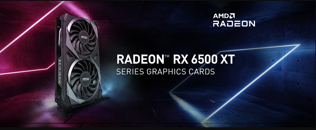 MSI Radeon RX 6500 XT MECH 2X