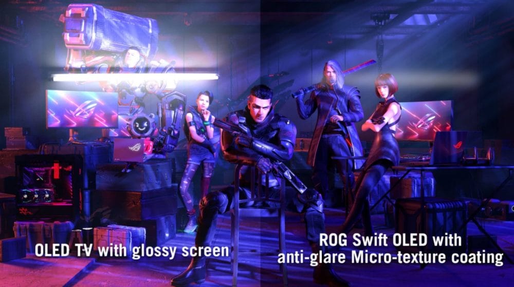 ROG Swift OLED PG42UQ ve ROG Swift PG48UQ
