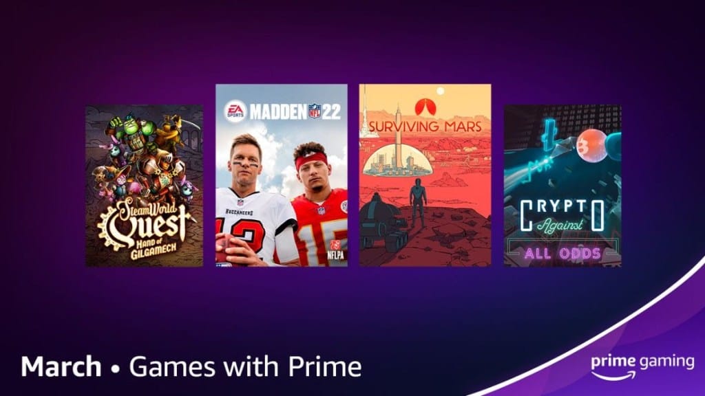 Amazon Prime Gaming Mart 2022