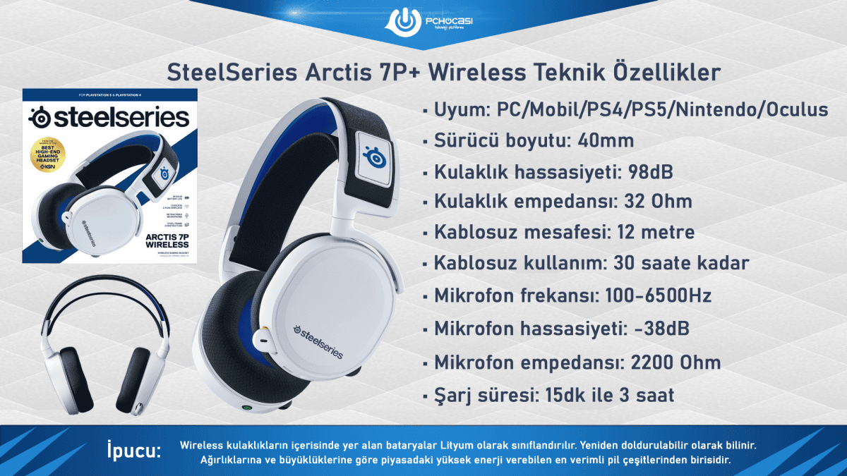 SteelSeries Arctis 7P+ Wireless