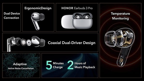 Honor Earbuds 3 Pro Resmi Olarak Duyuruldu! honor earbuds 3 pro özellikleri - PC Hocası