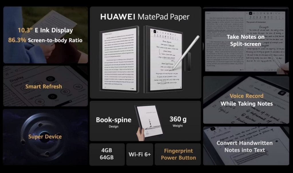 Huawei MatePad Paper Tanıtıldı! huawei matepad paper özellikleri - PC Hocası
