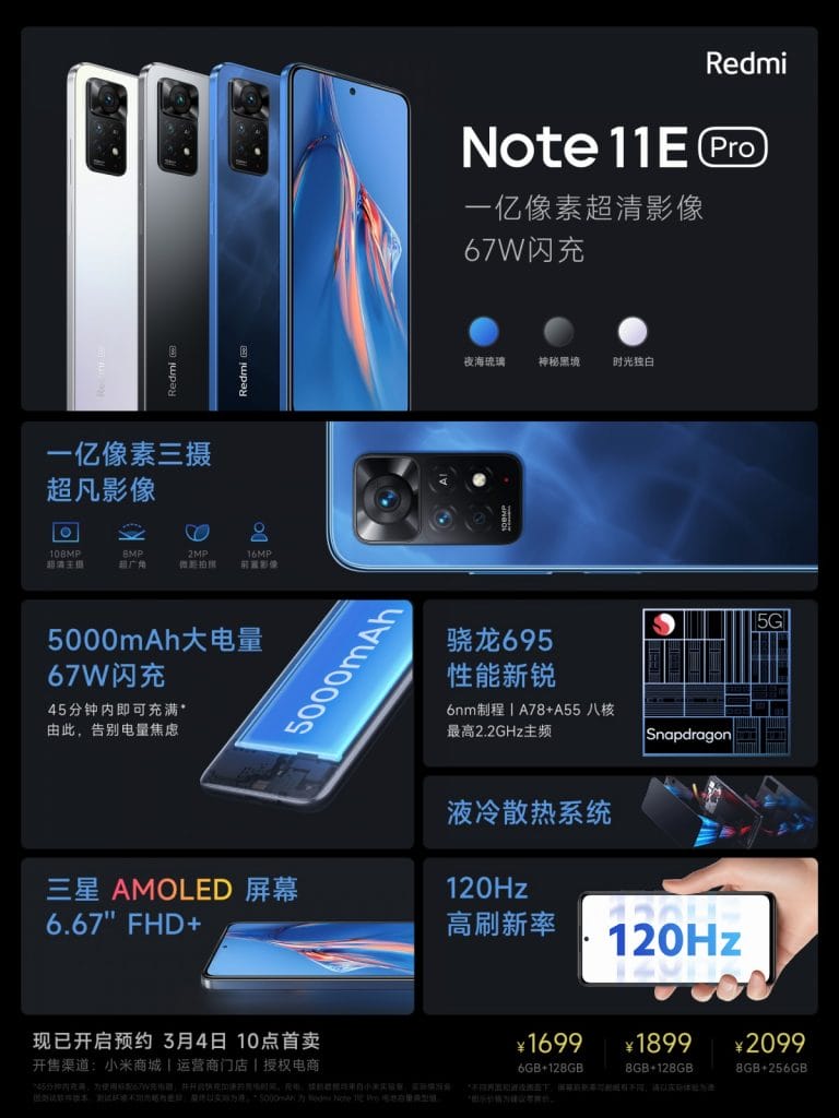 Redmi Note 11E Pro Tanıtıldı! redmi note 11e pro özellikleri pch - PC Hocası