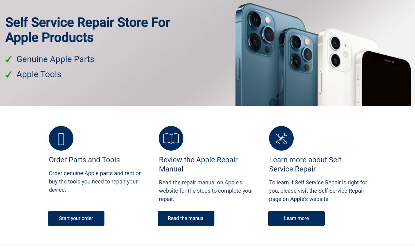 Apple Self Service Repair